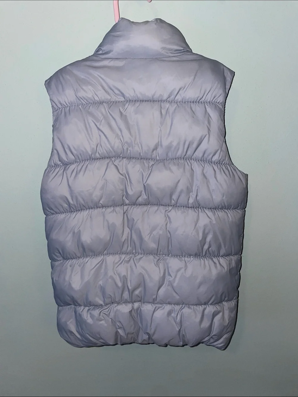 Old Navy Gray Quilted Puffer Vest for Kids